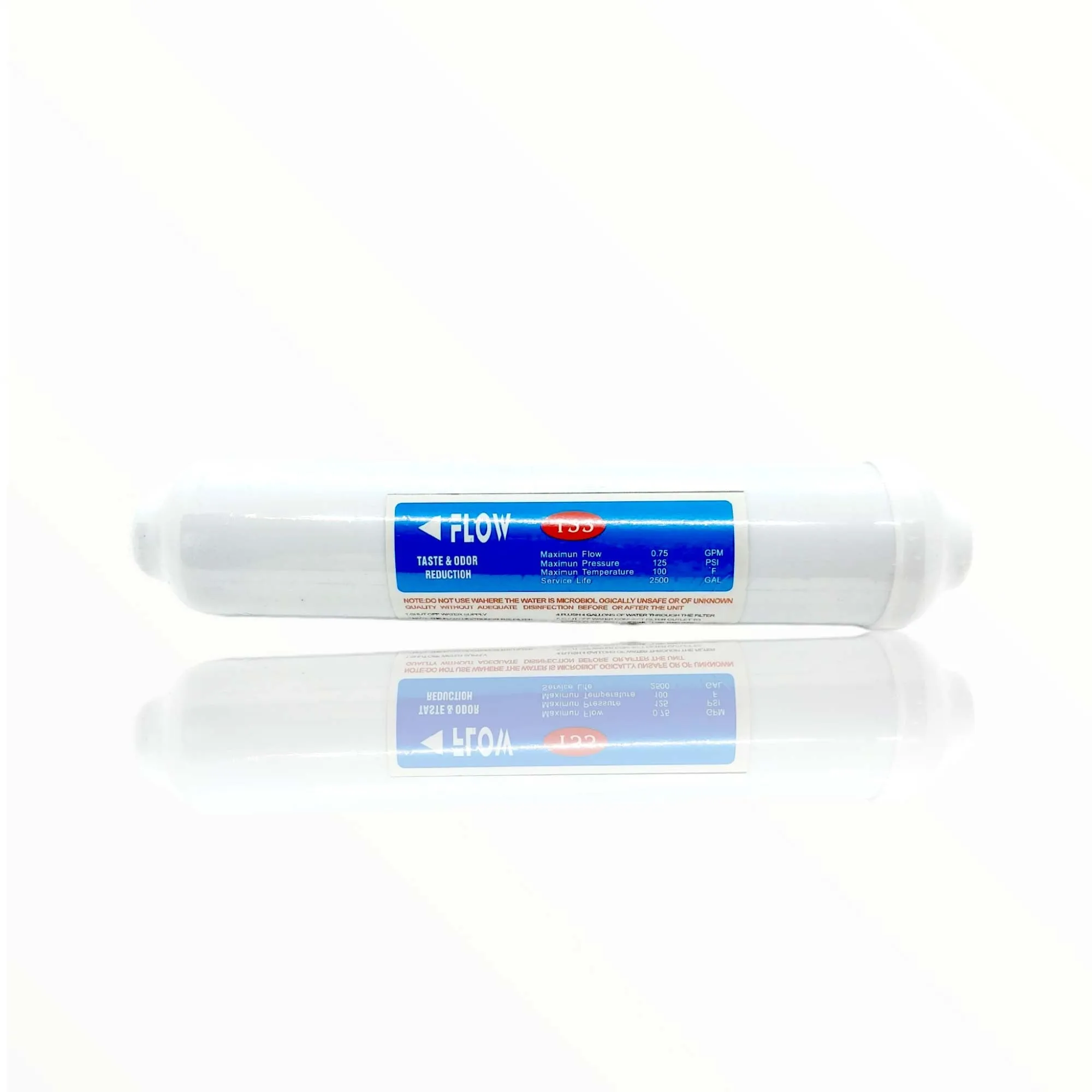 10" RO T33 Inline Coconut Carbon Filter | Replacement Cartridge for Reverse Osmosis