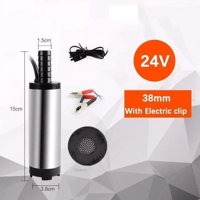 12l/min 38/51MM Dc Electric Submersible Pump For Pumping Diesel Oil Water , Fuel Transfer Pump ,oil Suction Pump , 12 24 V Volt