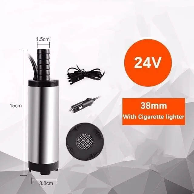 12l/min 38/51MM Dc Electric Submersible Pump For Pumping Diesel Oil Water , Fuel Transfer Pump ,oil Suction Pump , 12 24 V Volt