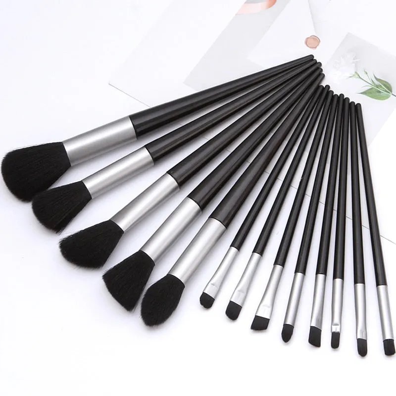 13 PCS Makeup Brushes Set Eye Shadow Foundation Women Cosmetic Brush Eyeshadow Blush Powder Blending Beauty Soft Make Up Tools