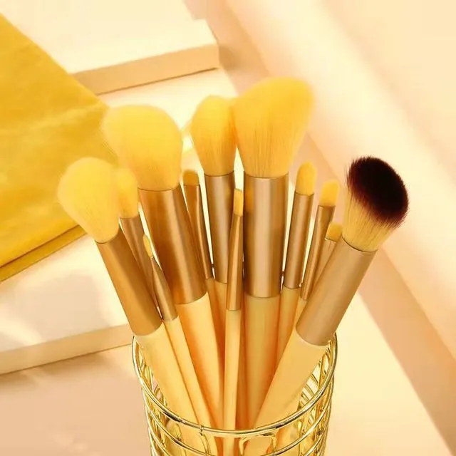 13 PCS Makeup Brushes Set Eye Shadow Foundation Women Cosmetic Brush Eyeshadow Blush Powder Blending Beauty Soft Make Up Tools