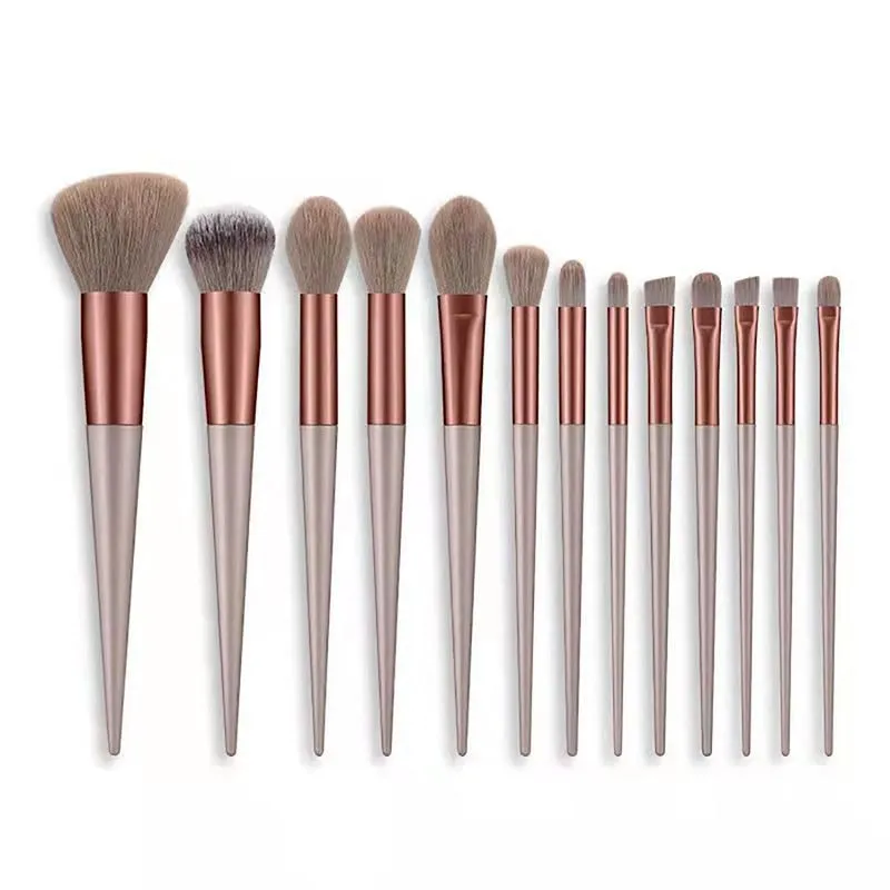 13 PCS Makeup Brushes Set Eye Shadow Foundation Women Cosmetic Brush Eyeshadow Blush Powder Blending Beauty Soft Make Up Tools