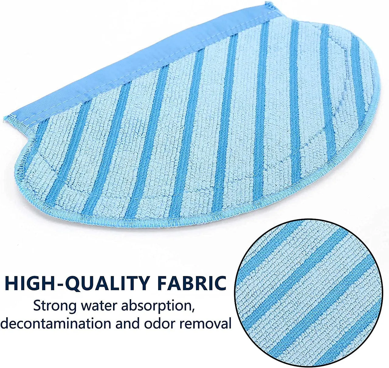 2x Reusable Mopping Pads | Compatible with Ecovacs Deebot Ozmo 700, 750, 920, 950, T5, N5, N7