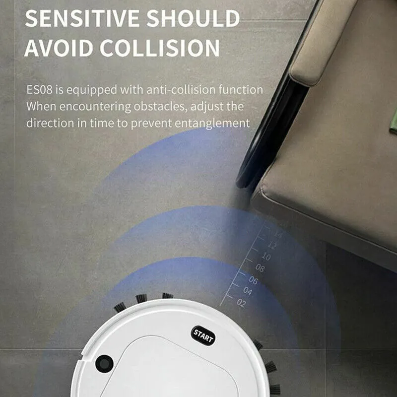 3 IN 1 Smart Robot Vacuum Cleaner | Auto Cleaning | Microfiber Mop | Floor Sweeper