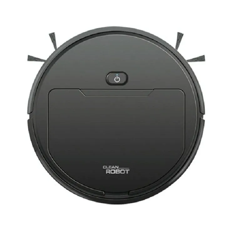 3-in-1 Smart Vacuum Cleaner Robot | Rechargeable Multifunctional Dry / Wet | Black