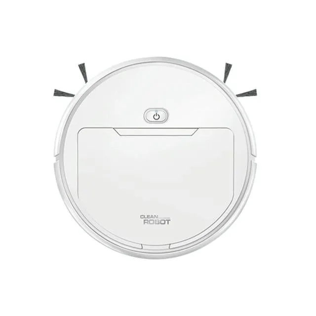 3-in-1 Smart Vacuum Cleaner Robot | Rechargeable Multifunctional Dry / Wet | White