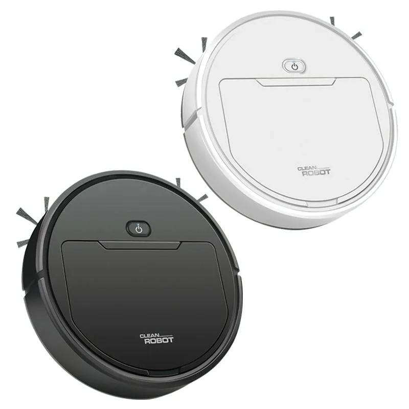 3-in-1 Smart Vacuum Cleaner Robot | Rechargeable Multifunctional Dry / Wet | White