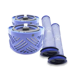 4-in-1 Rear Filter & Pre-Filter | For Dyson V6 Vacuum Accessories