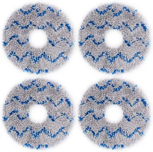 4 Mop Pads for Ecovacs Deebot X1 Series Robot Vacuum Cleaners