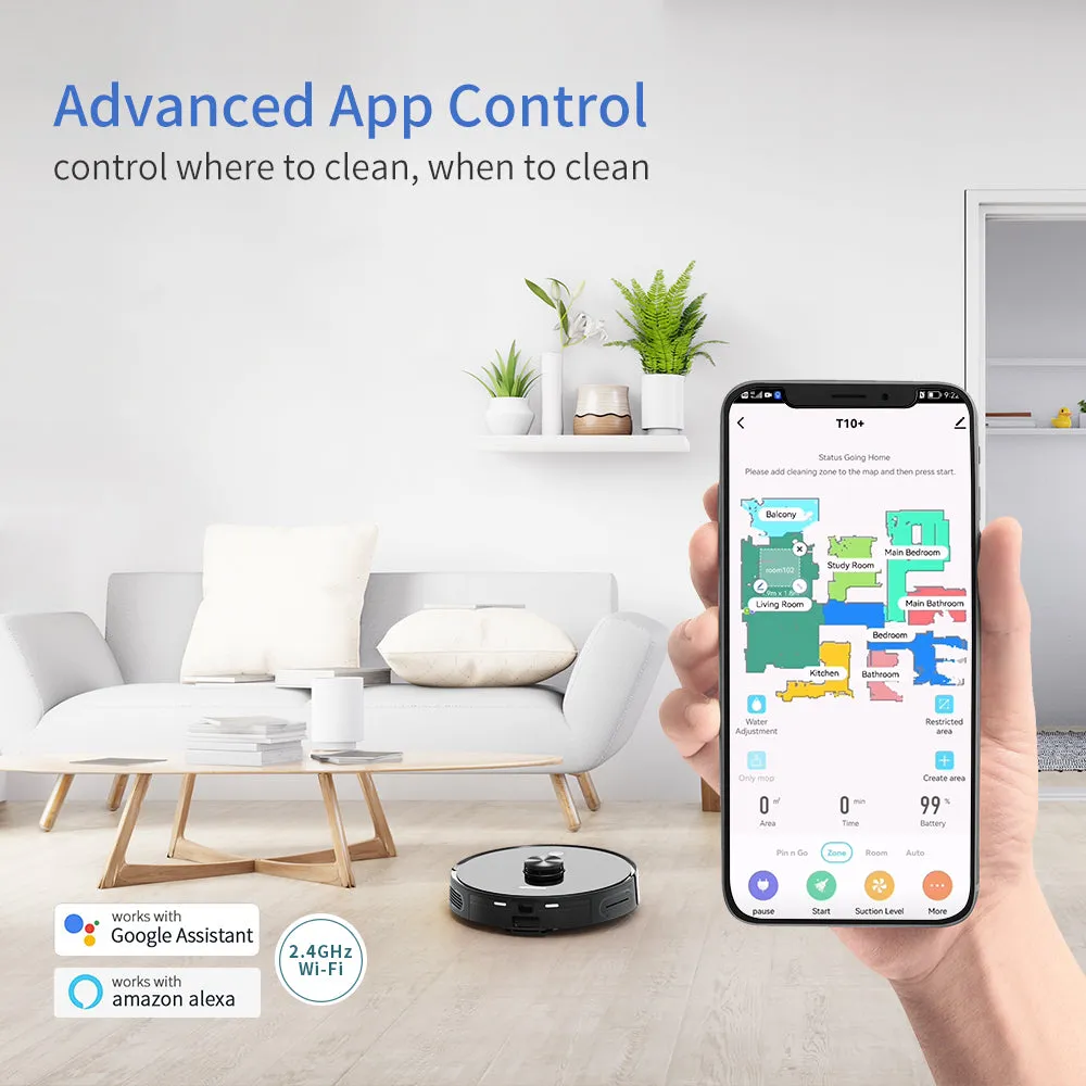 AIRROBO T10  | 2 in 1 Robot Vacuum and Mop | Self Emptying