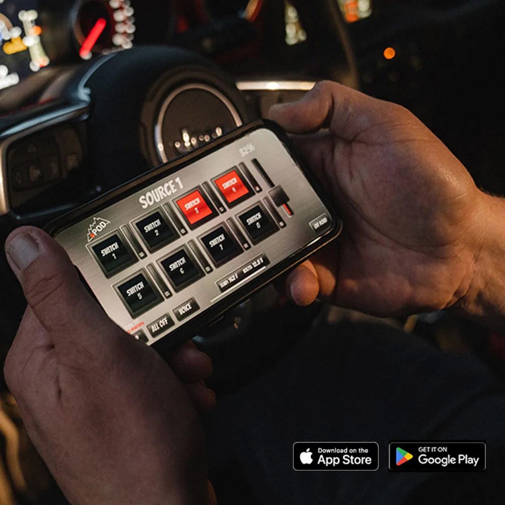 BAJA DESIGNS | Jeep Wrangler JL & JT sPOD BantamX Wireless Switch Controller (870118)