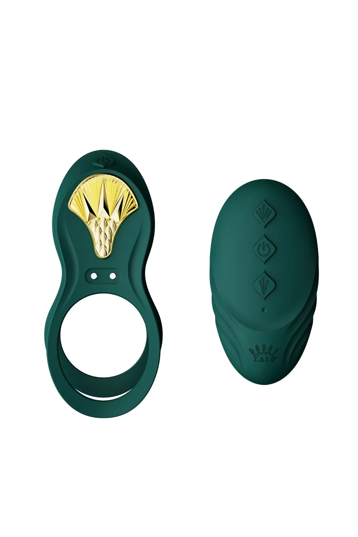 Bayek Vibrating Couple's Ring - Turquoise Green