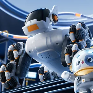 [Beste cadeau voor kind]Afstandsbediening Rotatie Robot Hond Auto Speelgoed