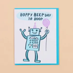 Boppy Beepday (Happy Birthday) Card
