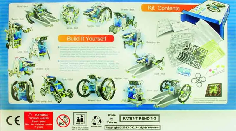 CIC - 14 in 1 Educational Solar Robot Kit
