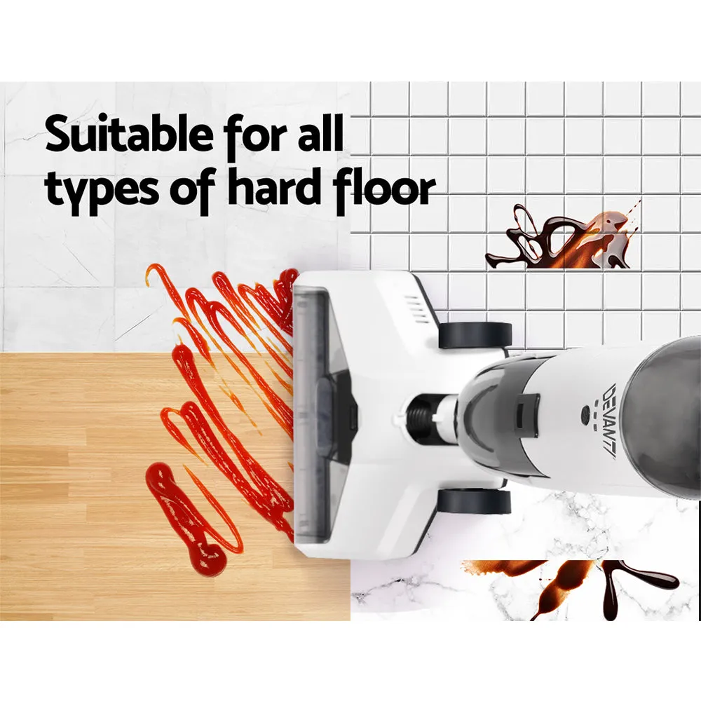 Cordless Wet-Dry Vacuum Cleaner, Mop, HEPA Filter - Devanti