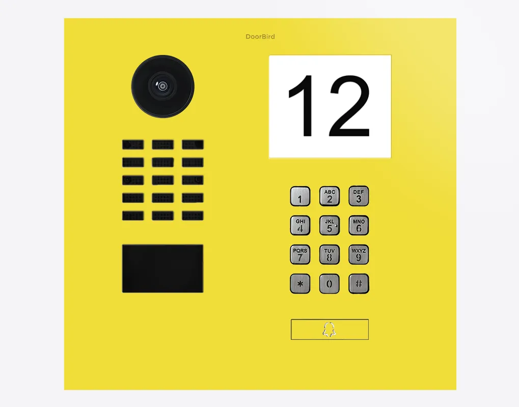 DoorBird IP Intercom Video Door Station D2101IKH with Keypad - Flush backbox and Surface backbox available separately