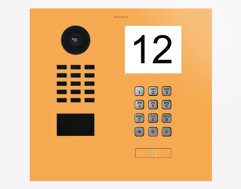 DoorBird IP Intercom Video Door Station D2101IKH with Keypad - Flush backbox and Surface backbox available separately