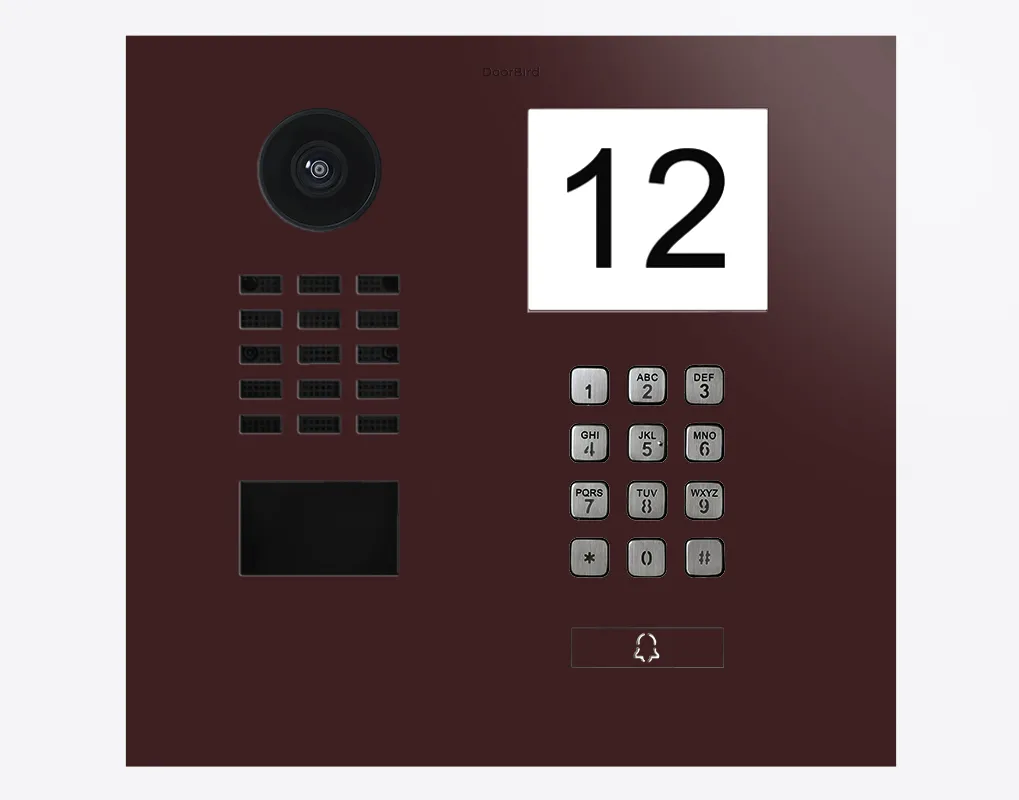 DoorBird IP Intercom Video Door Station D2101IKH with Keypad - Flush backbox and Surface backbox available separately