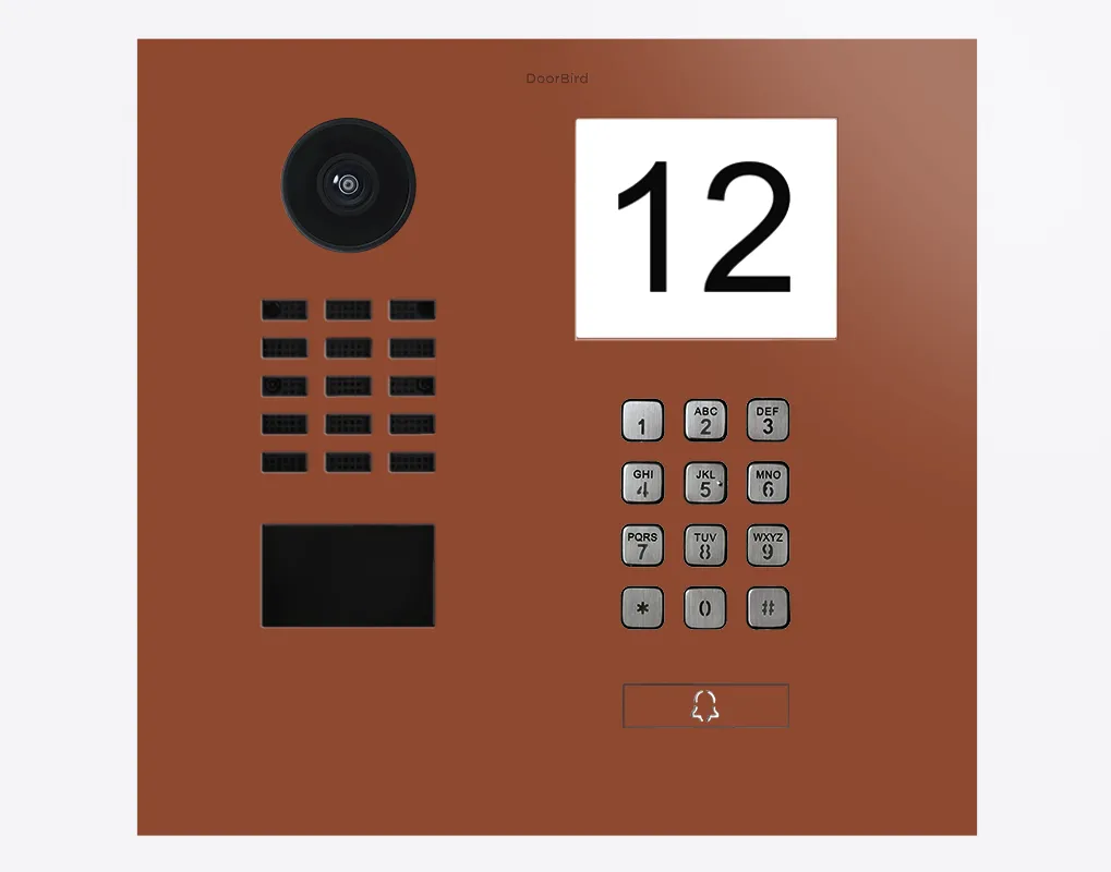 DoorBird IP Intercom Video Door Station D2101IKH with Keypad - Flush backbox and Surface backbox available separately