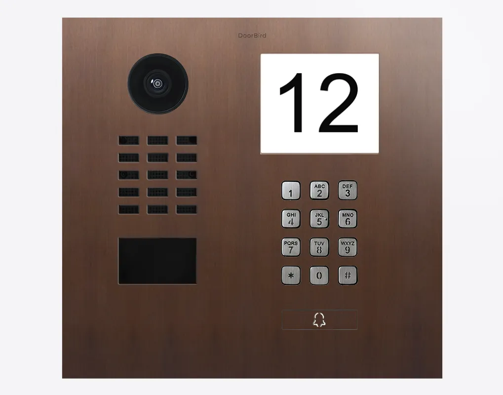 DoorBird IP Intercom Video Door Station D2101IKH with Keypad - Flush backbox and Surface backbox available separately