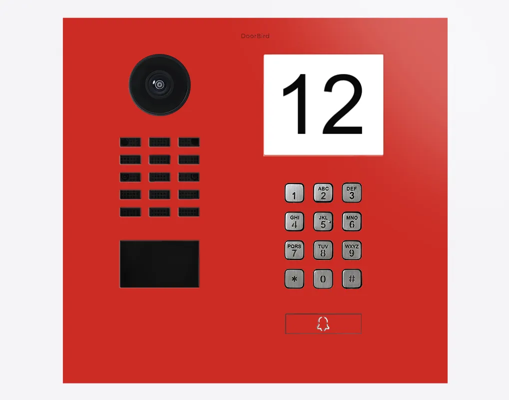 DoorBird IP Intercom Video Door Station D2101IKH with Keypad - Flush backbox and Surface backbox available separately