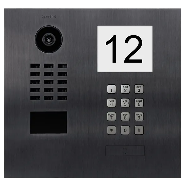 DoorBird IP Intercom Video Door Station D2101IKH with Keypad - Flush backbox and Surface backbox available separately