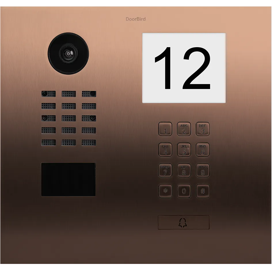 DoorBird IP Intercom Video Door Station D2101IKH with Keypad - Flush backbox and Surface backbox available separately
