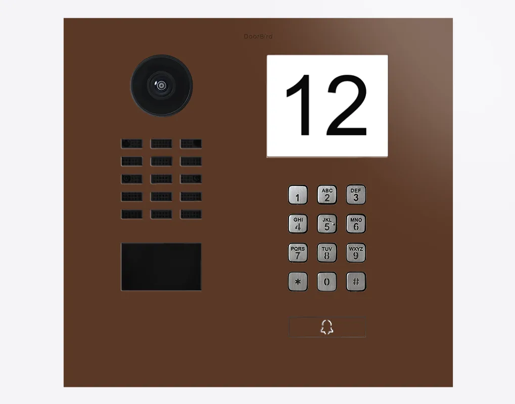 DoorBird IP Intercom Video Door Station D2101IKH with Keypad - Flush backbox and Surface backbox available separately