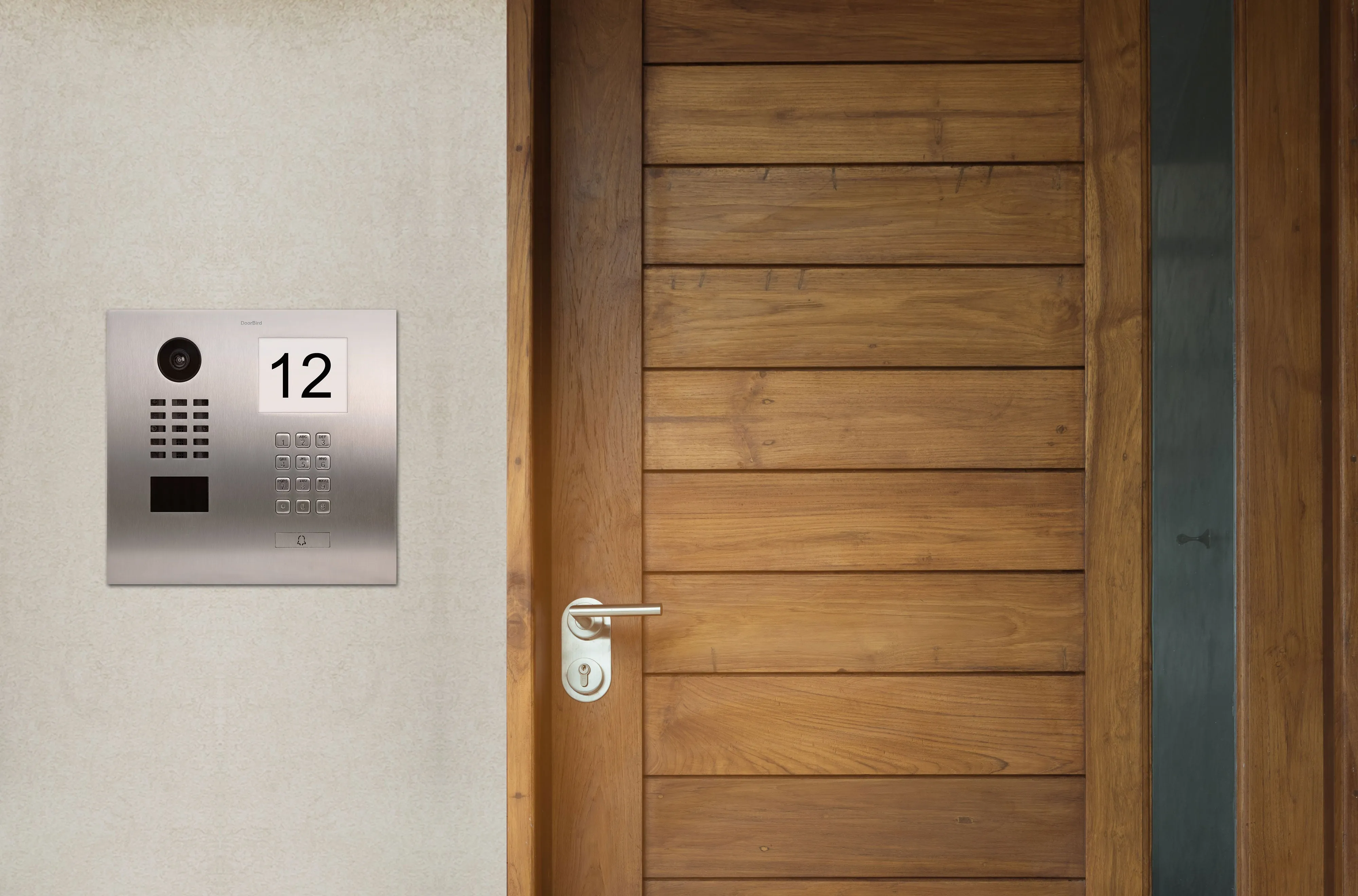 DoorBird IP Intercom Video Door Station D2101IKH with Keypad - Flush backbox and Surface backbox available separately