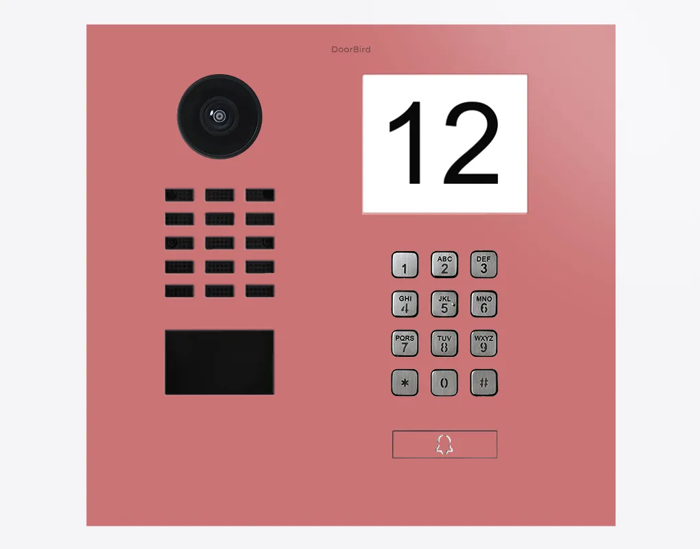 DoorBird IP Intercom Video Door Station D2101IKH with Keypad - Flush backbox and Surface backbox available separately