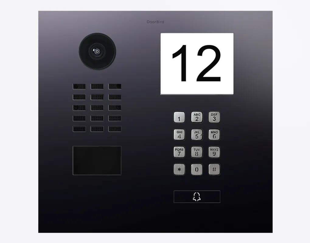 DoorBird IP Intercom Video Door Station D2101IKH with Keypad - Flush backbox and Surface backbox available separately