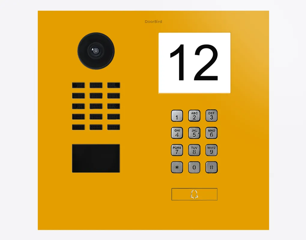 DoorBird IP Intercom Video Door Station D2101IKH with Keypad - Flush backbox and Surface backbox available separately