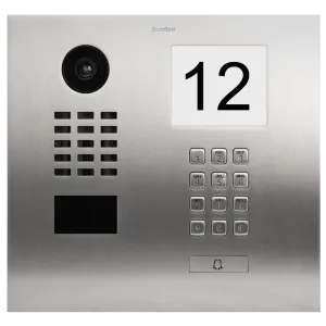 DoorBird IP Intercom Video Door Station D2101IKH with Keypad - Flush backbox and Surface backbox available separately