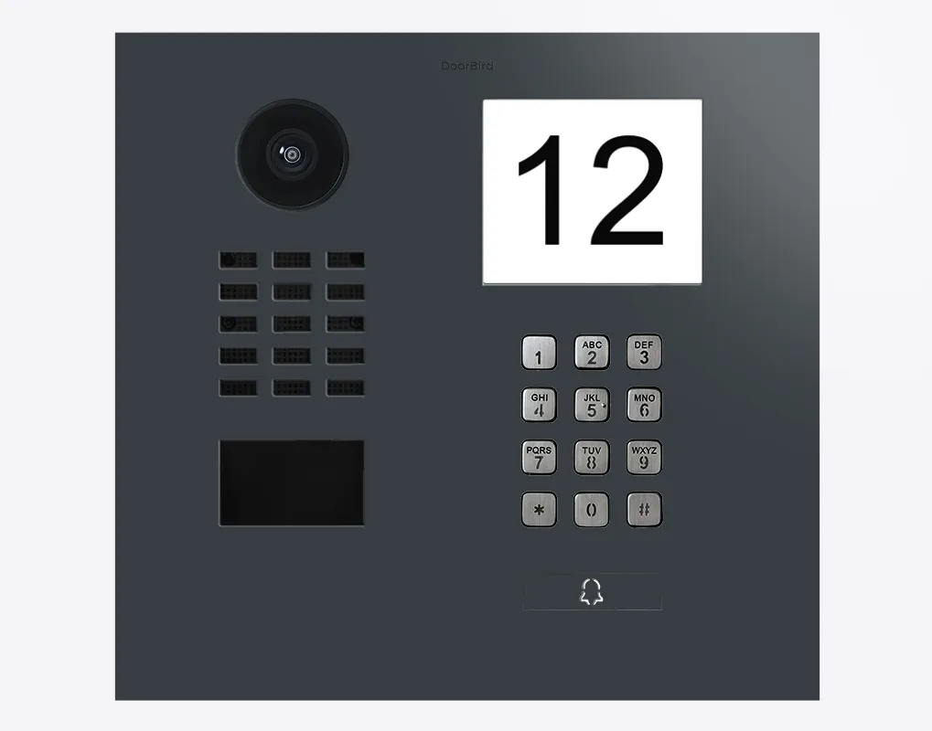 DoorBird IP Intercom Video Door Station D2101IKH with Keypad - Flush backbox and Surface backbox available separately