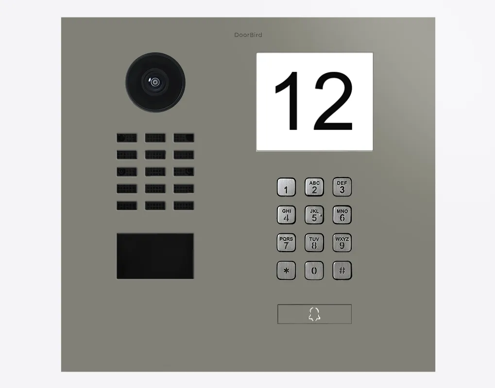 DoorBird IP Intercom Video Door Station D2101IKH with Keypad - Flush backbox and Surface backbox available separately
