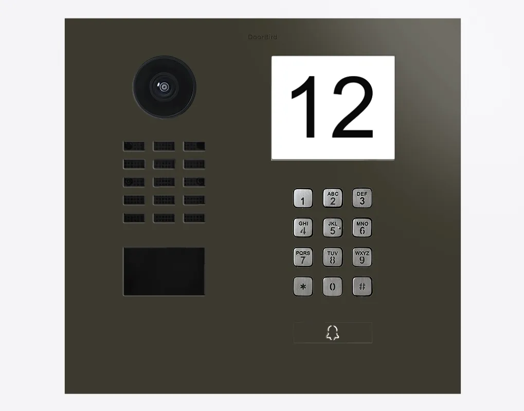 DoorBird IP Intercom Video Door Station D2101IKH with Keypad - Flush backbox and Surface backbox available separately