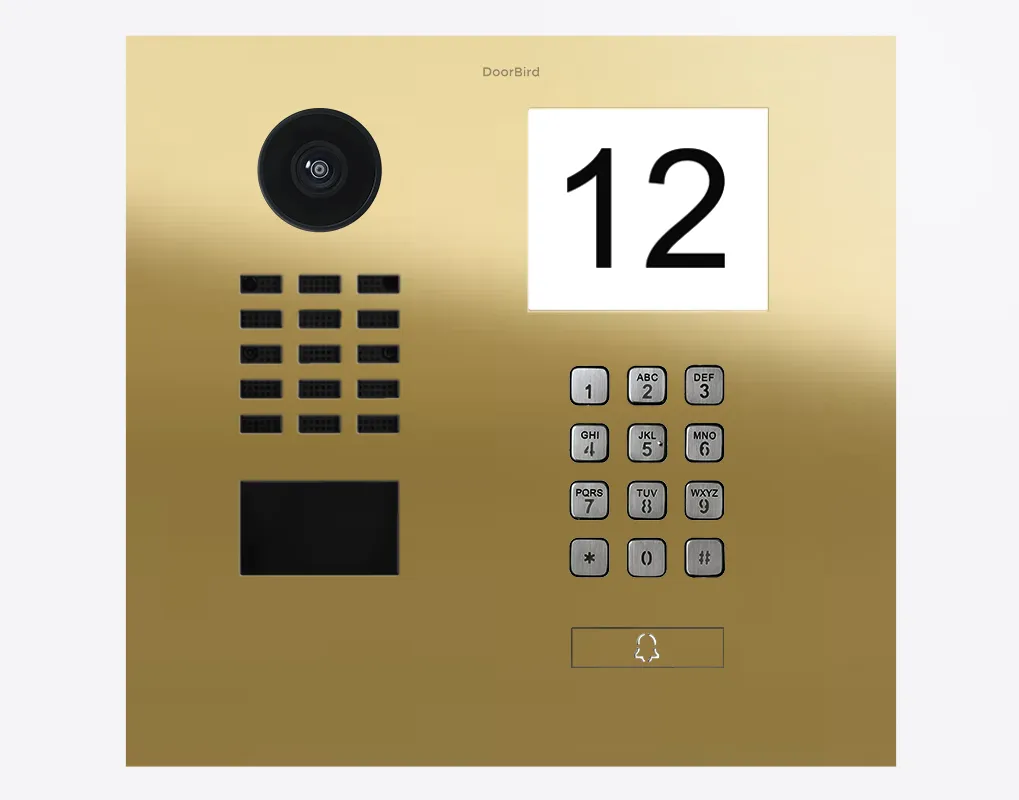 DoorBird IP Intercom Video Door Station D2101IKH with Keypad - Flush backbox and Surface backbox available separately