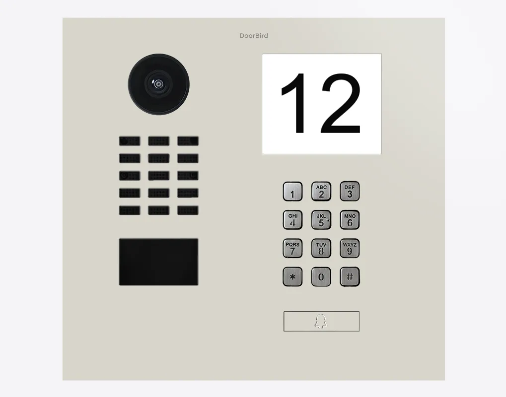 DoorBird IP Intercom Video Door Station D2101IKH with Keypad - Flush backbox and Surface backbox available separately