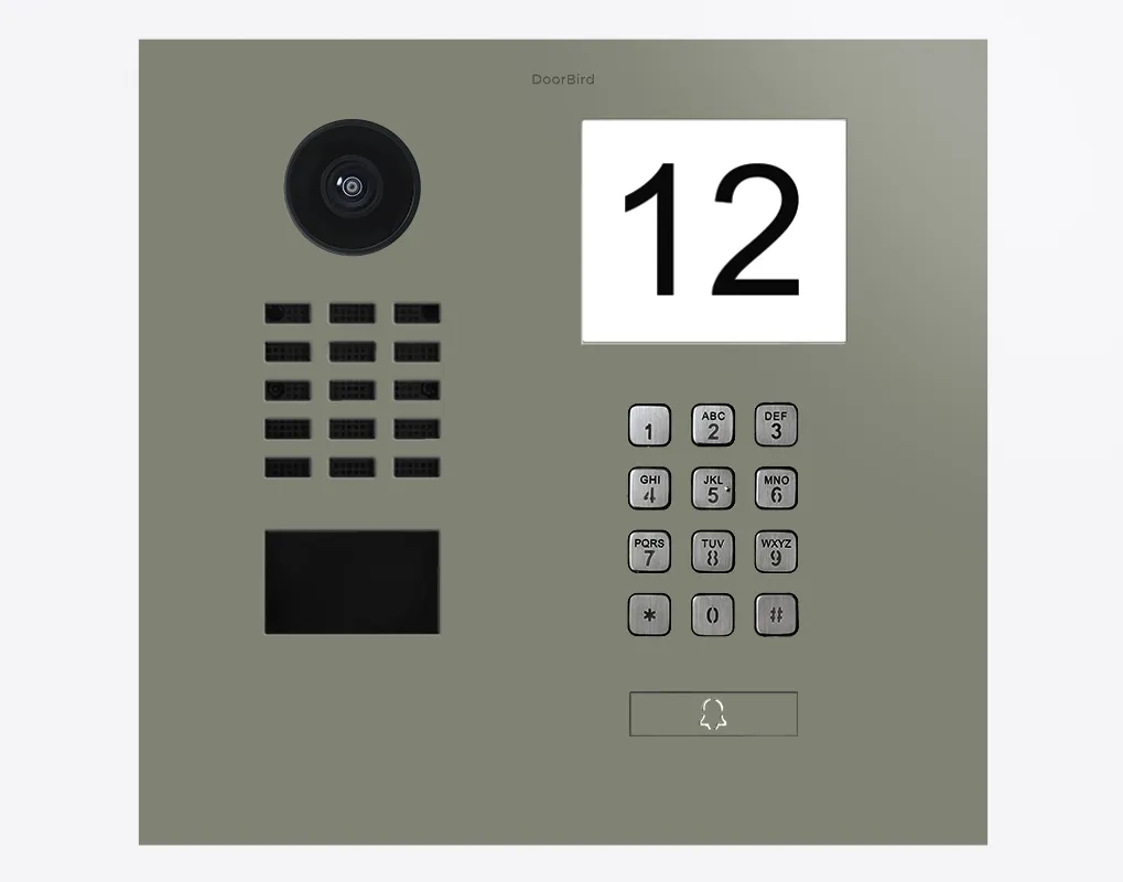 DoorBird IP Intercom Video Door Station D2101IKH with Keypad - Flush backbox and Surface backbox available separately
