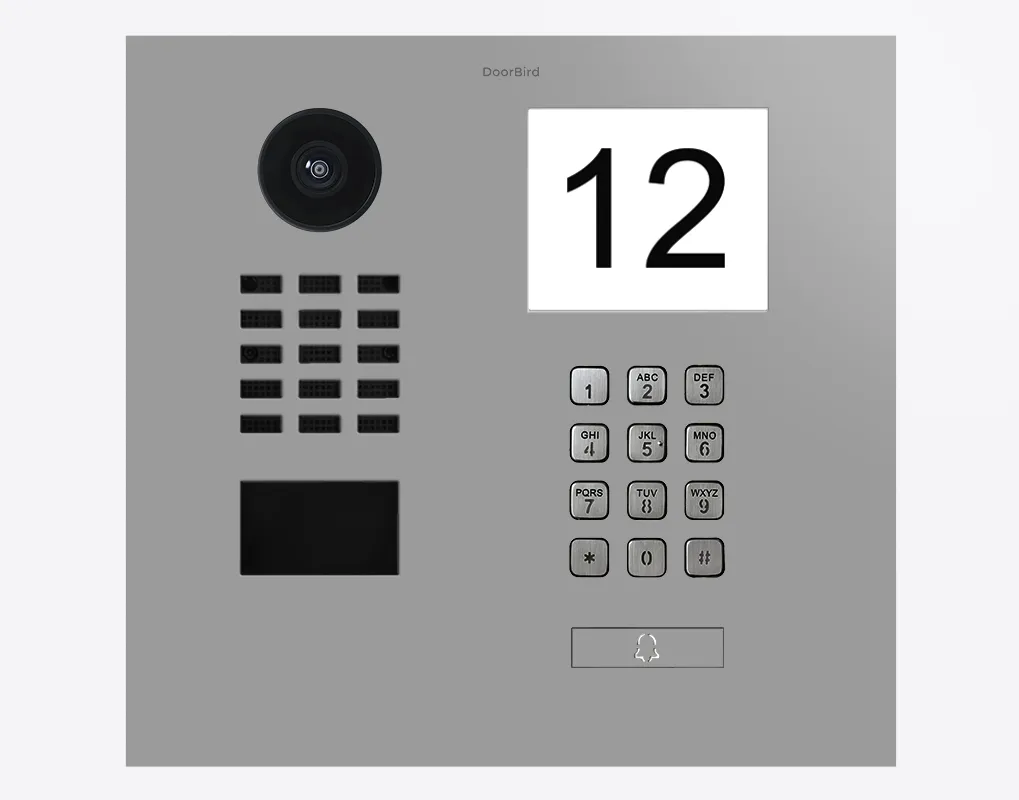DoorBird IP Intercom Video Door Station D2101IKH with Keypad - Flush backbox and Surface backbox available separately