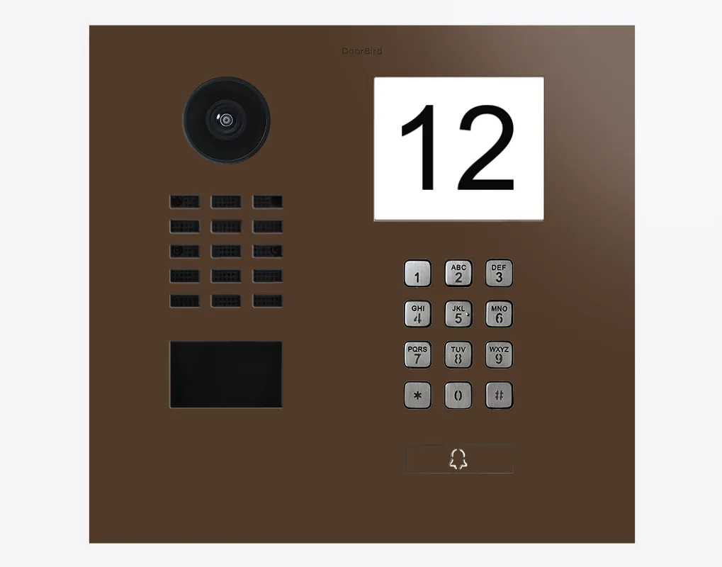 DoorBird IP Intercom Video Door Station D2101IKH with Keypad - Flush backbox and Surface backbox available separately