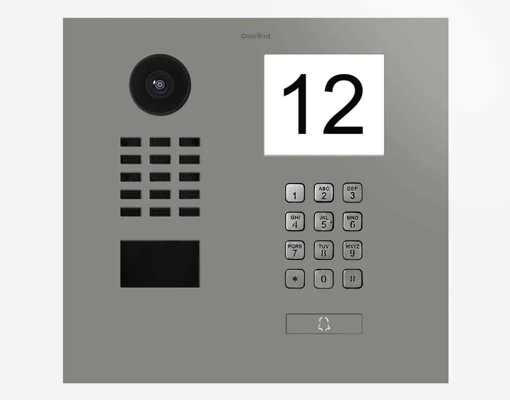 DoorBird IP Intercom Video Door Station D2101IKH with Keypad - Flush backbox and Surface backbox available separately