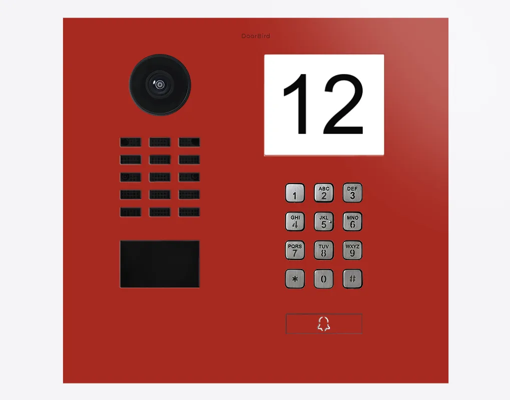 DoorBird IP Intercom Video Door Station D2101IKH with Keypad - Flush backbox and Surface backbox available separately