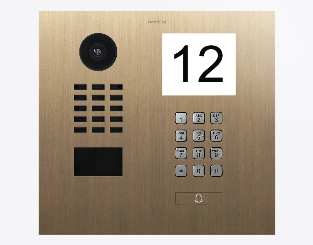 DoorBird IP Intercom Video Door Station D2101IKH with Keypad - Flush backbox and Surface backbox available separately