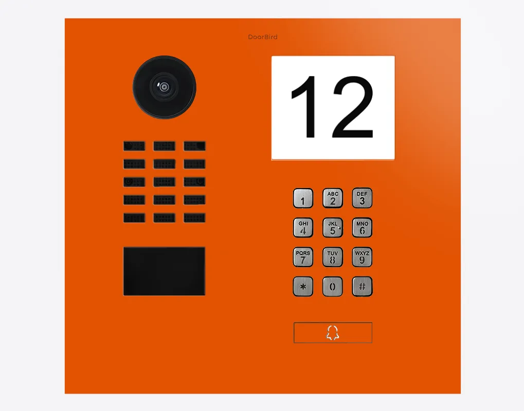 DoorBird IP Intercom Video Door Station D2101IKH with Keypad - Flush backbox and Surface backbox available separately