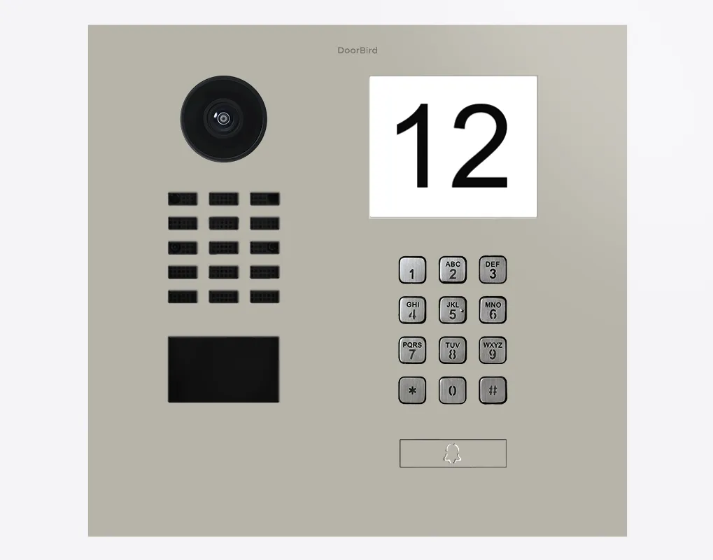 DoorBird IP Intercom Video Door Station D2101IKH with Keypad - Flush backbox and Surface backbox available separately