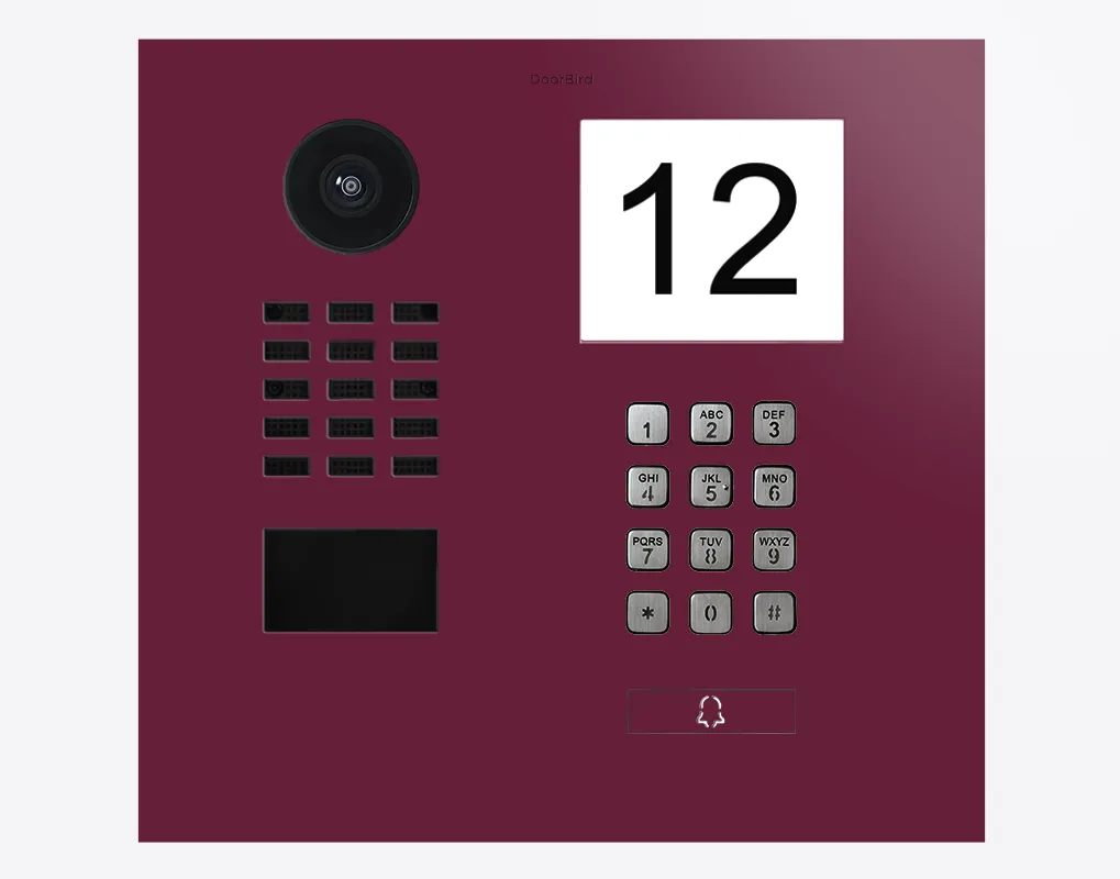DoorBird IP Intercom Video Door Station D2101IKH with Keypad - Flush backbox and Surface backbox available separately