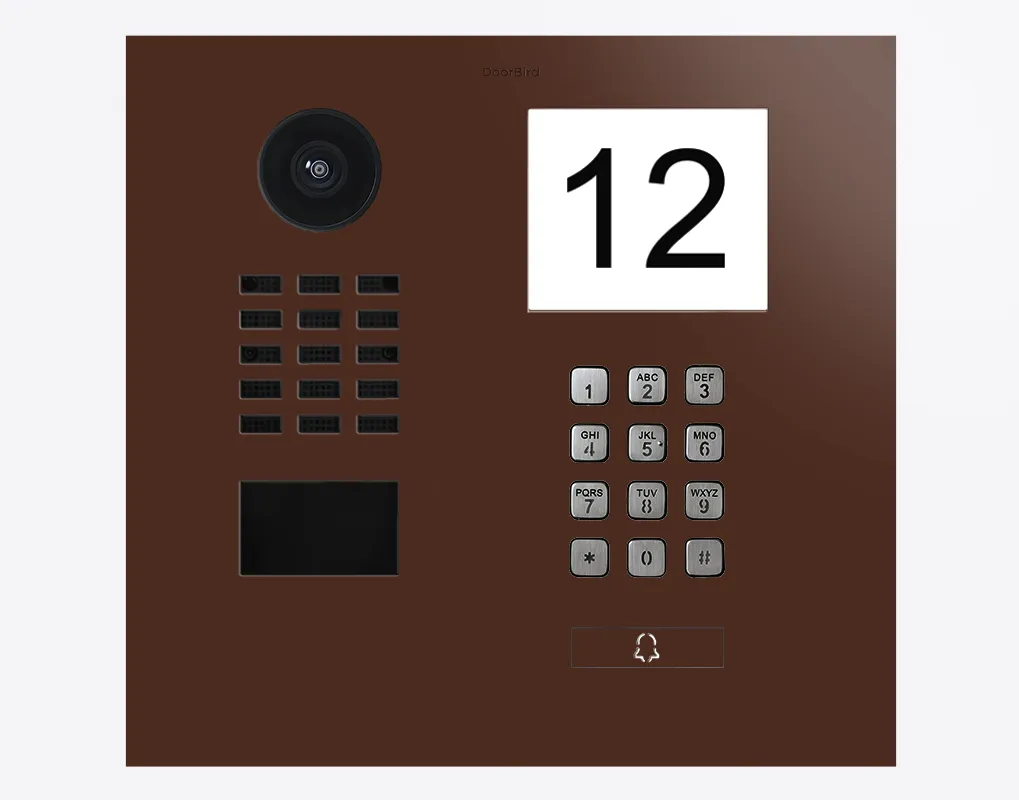 DoorBird IP Intercom Video Door Station D2101IKH with Keypad - Flush backbox and Surface backbox available separately