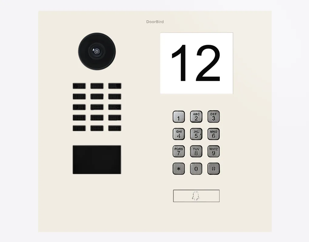 DoorBird IP Intercom Video Door Station D2101IKH with Keypad - Flush backbox and Surface backbox available separately